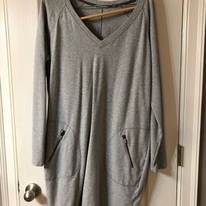 Athlete sweatshirt dress